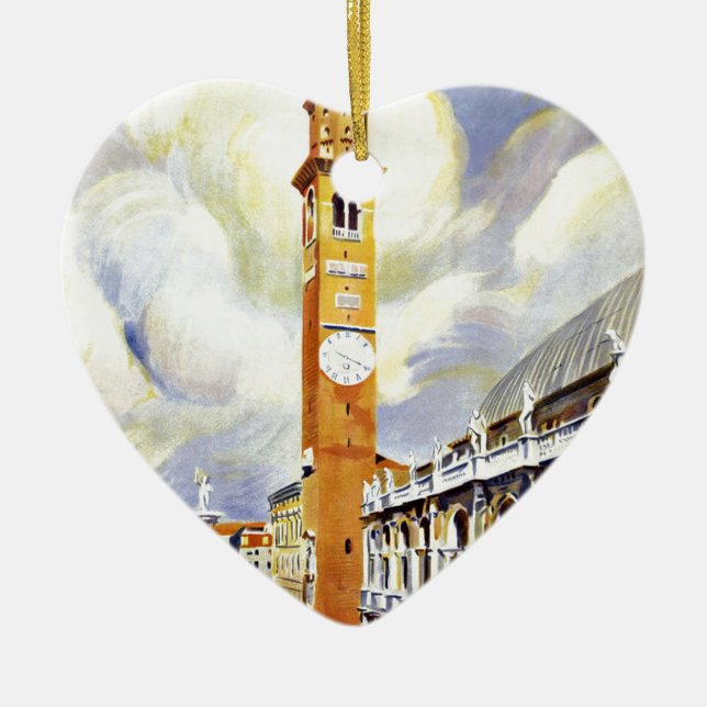 Ornement En Céramique Basilique Palladiana de Vicence Italie (Devant)