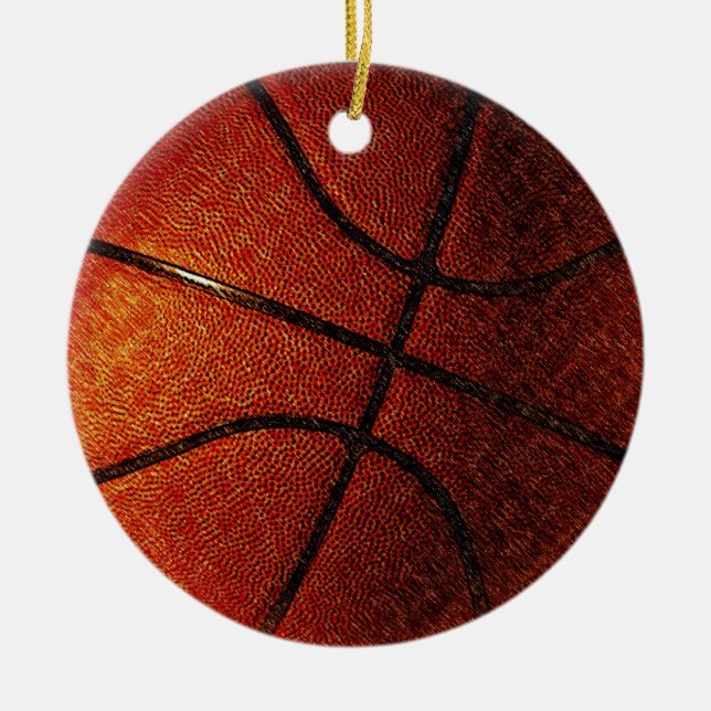 Ornement En Céramique Basket (Devant)