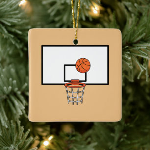 Ornement En Céramique Basket-ball