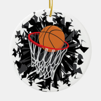 Ornement En Céramique Basket-ball