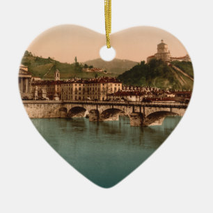 Ornement En Céramique Bâti des capucins, Turin, Piémont, Italie