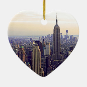 Ornement En Céramique Bâtiment Emp St Skyline NYC, WTC 4