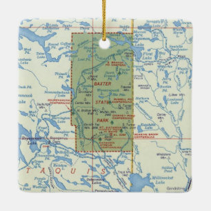 Ornement En Céramique Baxter State Park ME