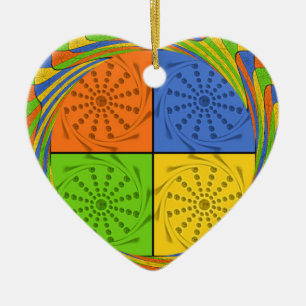 Ornement En Céramique Beau audacieux Motif égyptien : Un design éblouiss