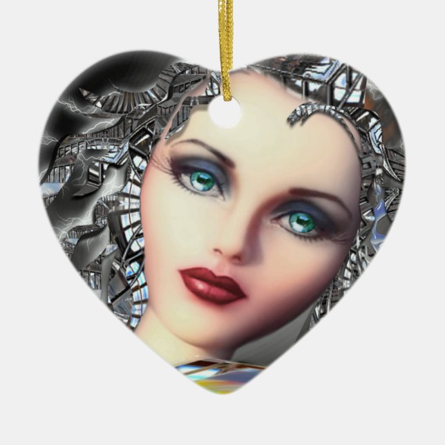 Ornement En Céramique Beauté future (Devant)