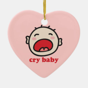 Ornement En Céramique Bébé de cri