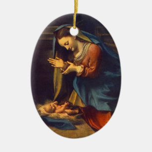 ORNEMENT EN CÉRAMIQUE BÉBÉ JÉSUS
