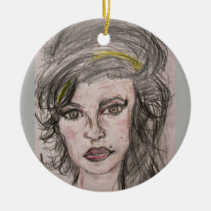 Ornement En Céramique Beehive Girl