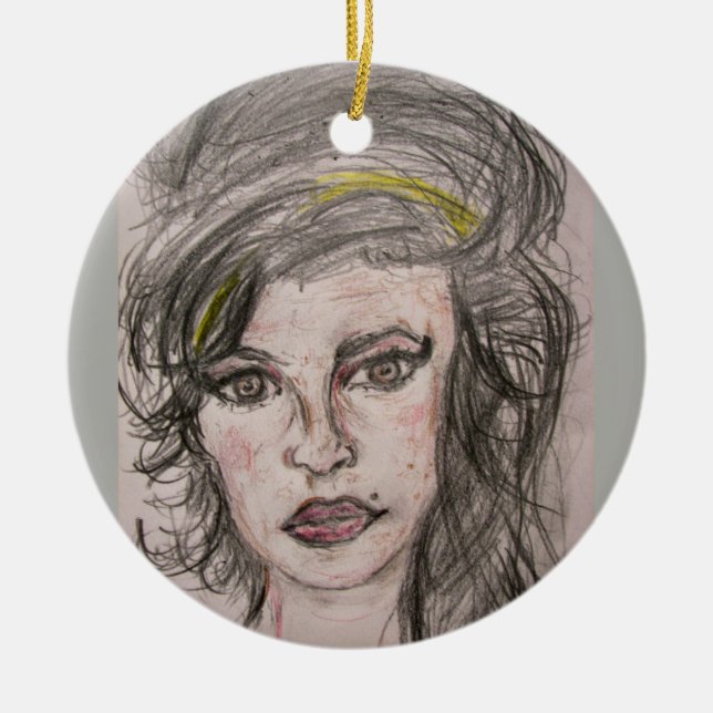 Ornement En Céramique Beehive Girl (Devant)