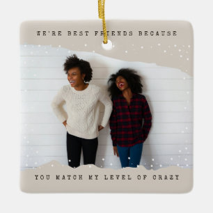 Ornement En Céramique Beige   Deux machines à écrire photo Best Friend H