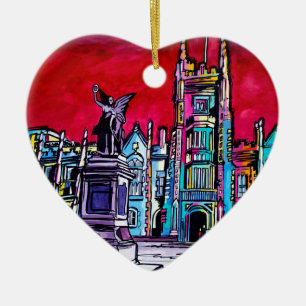 Ornement En Céramique Belfast vivant - université de la Reine