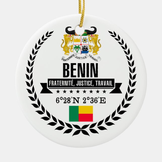 Ornement En Céramique Bénin (Devant)