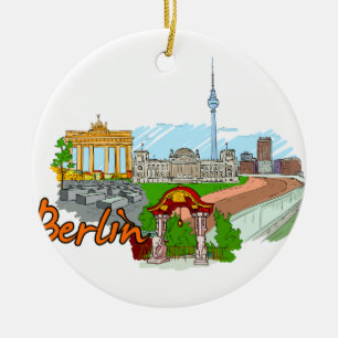 Ornement En Céramique Berlin - l'Allemagne