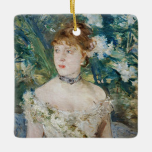 Ornement En Céramique Berthe Morisot - Jeune Fille en Robe de Bal