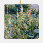 Ornement En Céramique Berthe Morisot - Tremieres Rose<br><div class="desc">Tremieres rose - Berthe Morisot,  1884</div>