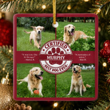 Best Dog Ever 4 Photo Red