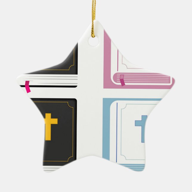 Ornement En Céramique bibles (Devant)