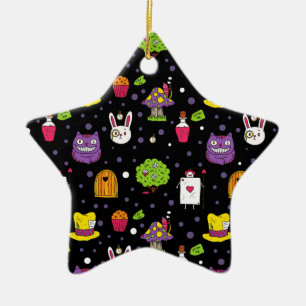 Ornement En Céramique Black Wonderland