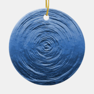 Ornement En Céramique Bleu onduleur