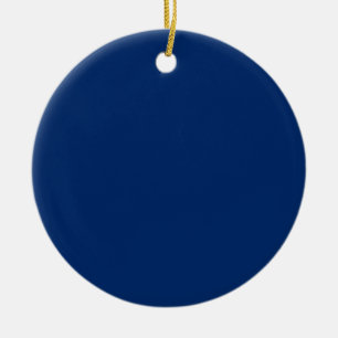 Ornement En Céramique Bleu US