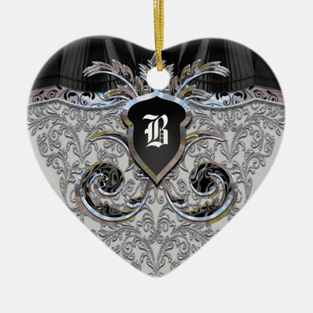 Ornement En Céramique Blumenmaske Victorian (Devant)