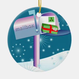 Ornement En Céramique Boîte aux lettres