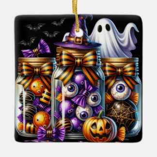 Ornement En Céramique Bonbons Eyball