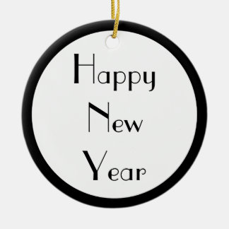 Ornement En Céramique Bonne année