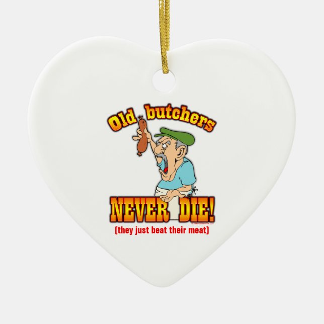 Ornement En Céramique Bouchers (Devant)