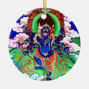 Ornement En Céramique Bouddhisme tibétain Thangka bouddhiste Ucchusma