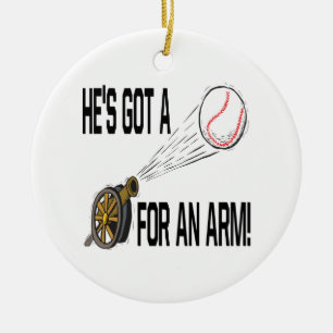 Ornement En Céramique Boule de canon