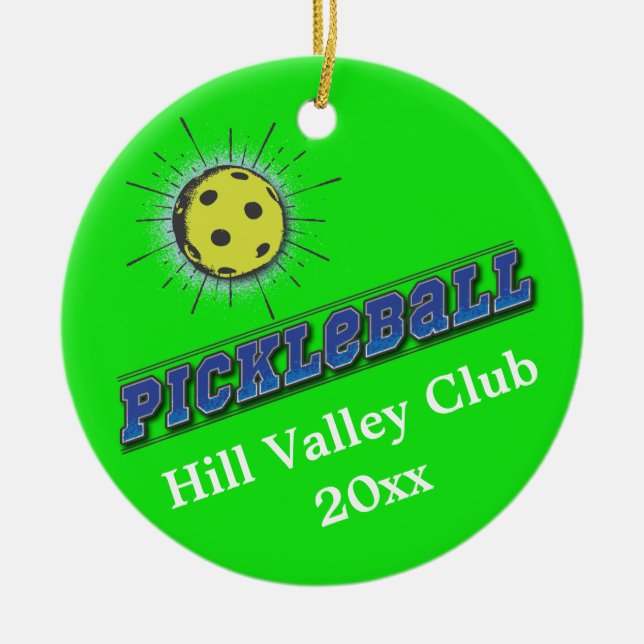 Ornement En Céramique Boule Starburst de conserves au vinaigre (Devant)