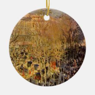 Ornement En Céramique Boulevard des Capucines par Claude Monet, Beaux-ar