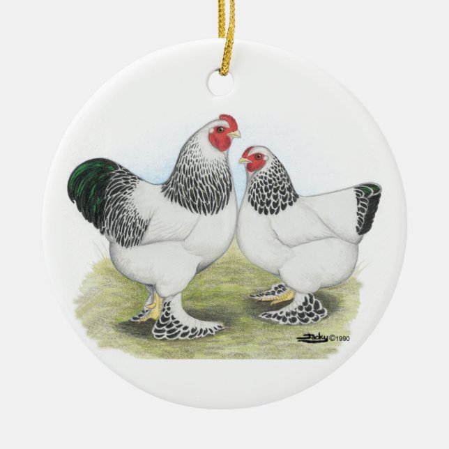 Ornement En Céramique Brahma :  Light2 (Devant)