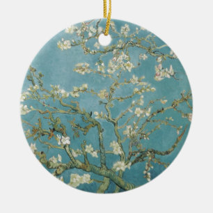 Ornement En Céramique Branches de Vincent van Gogh d'arbre d'amande