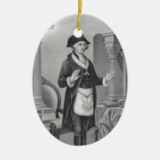 Ornement En Céramique Brother George Washington