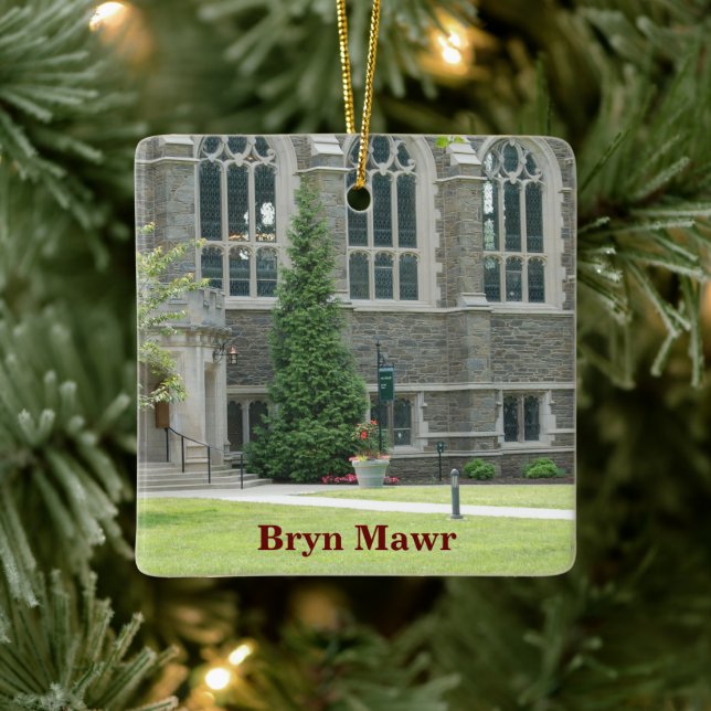 Ornement En Céramique Bryn Mawr Great Hall Photographie (Arbre)