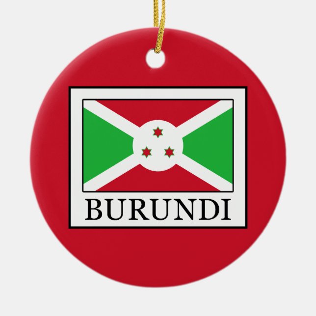 Ornement En Céramique Burundi (Devant)