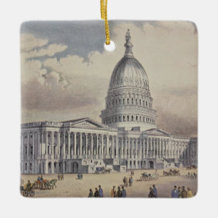 Ornement En Céramique C.C de Washinton de capitol des Etats-Unis