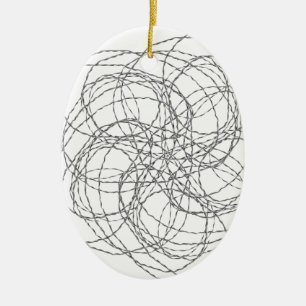 Ornement En Céramique Câblé