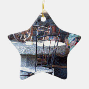 Ornement En Céramique Cactus espagnol et vie morte