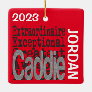 Ornement En Céramique Caddie Extraordinaire CUSTOM
