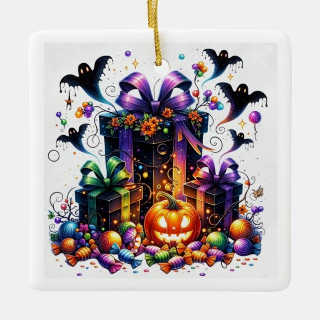 Ornement En Céramique Cadeau (Devant)