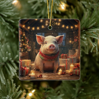 Ornement En Céramique Cadeau Amoureux des animaux, Cadeau d'amateur de f