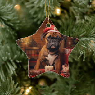 Ornement En Céramique Cadeau de boîte, Cadeau pour animaux domestiques,