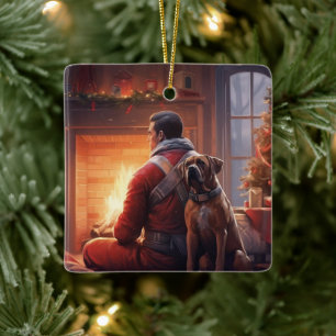 Ornement En Céramique Cadeau de boîte, Cadeau pour animaux domestiques,