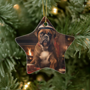 Ornement En Céramique Cadeau de boîte, Cadeau pour animaux domestiques, 