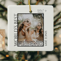 Cadeau de Noël pour meilleures amies BFF minimalis