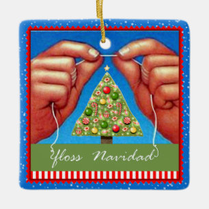 Ornement En Céramique Cadeau de vacances de dentiste