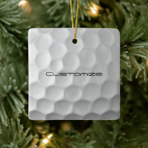 Ornement En Céramique Cadeaux de balles de golf personnalisées de la sér